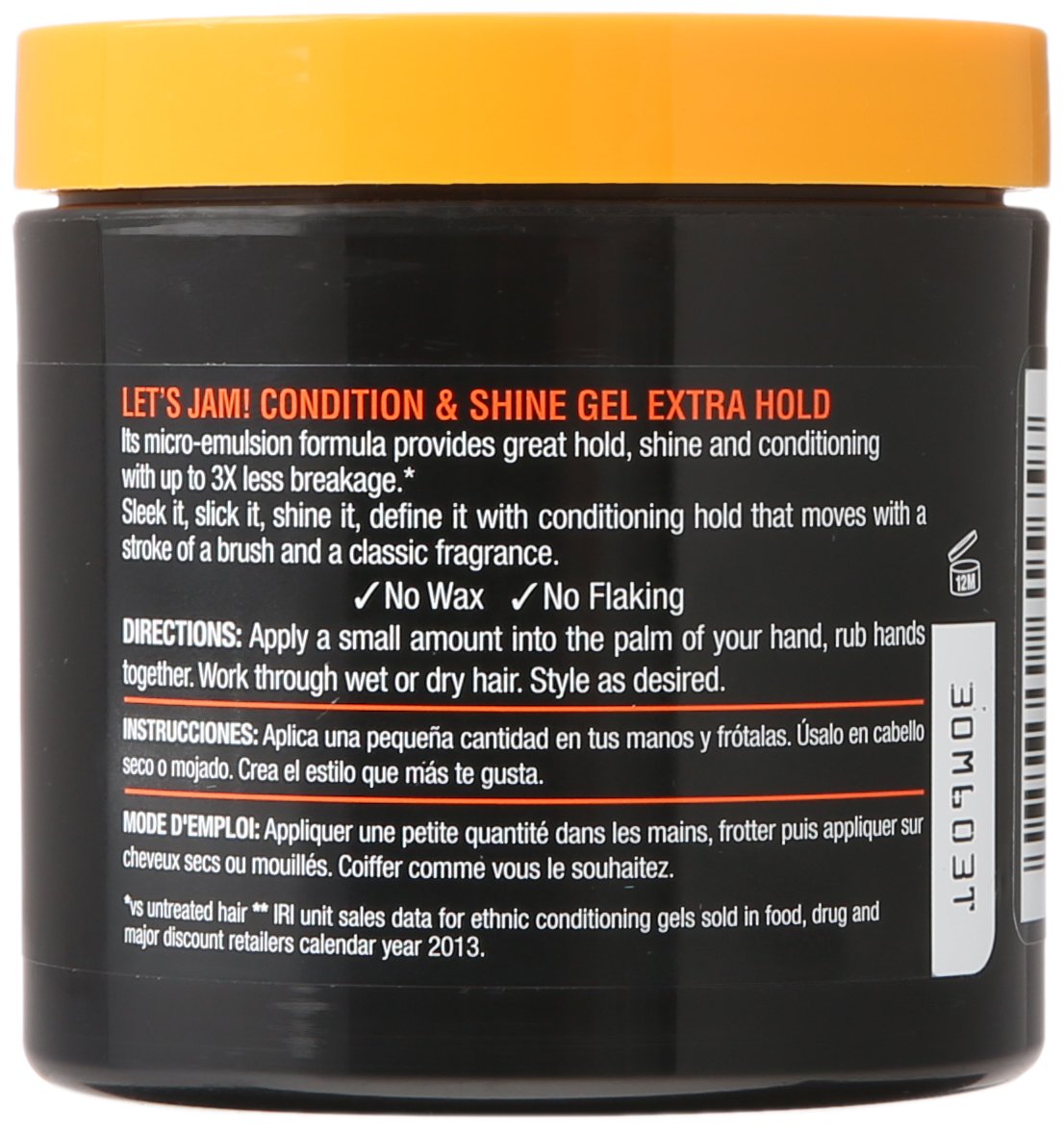 SoftSheen-Carson Dark and Lovely Let's Jam, Shining and Conditioning Gel, Extra Hold, For all Hair Types, Styling Gel Also Great for Braiding Beauty & Personal Care SoftSheen