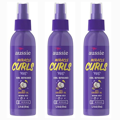 Aussie Miracle Curls Curl Refresher Maximum Hold 5.7 Ounce (170ml) (Pack of 3) Beauty & Personal Care Aussie
