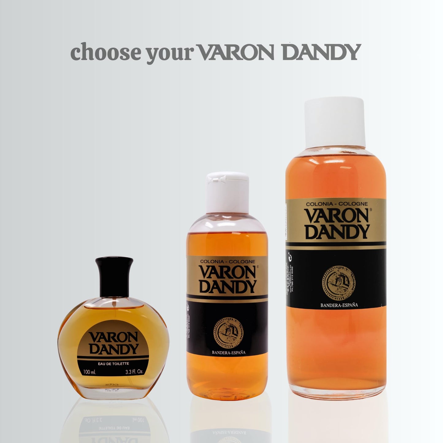 VARON DANDY Men's Classic Eau de Toilette, Woody & Spicy, Refreshing, Invigorating, Fresh Scent 3.3oz Beauty & Personal Care VARON DANDY