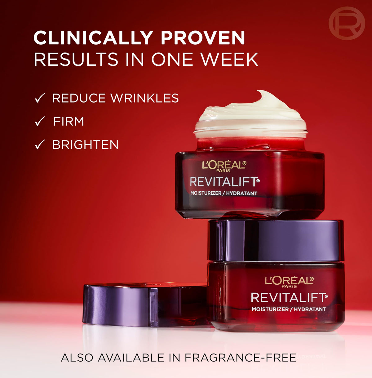 L'Oreal Paris Revitalift Triple Power Anti-Aging Face Moisturizer, Pro Retinol, Hyaluronic Acid & Vitamin C, Reduce Wrinkles 2.55 Oz Beauty & Personal Care L'Oreal Paris