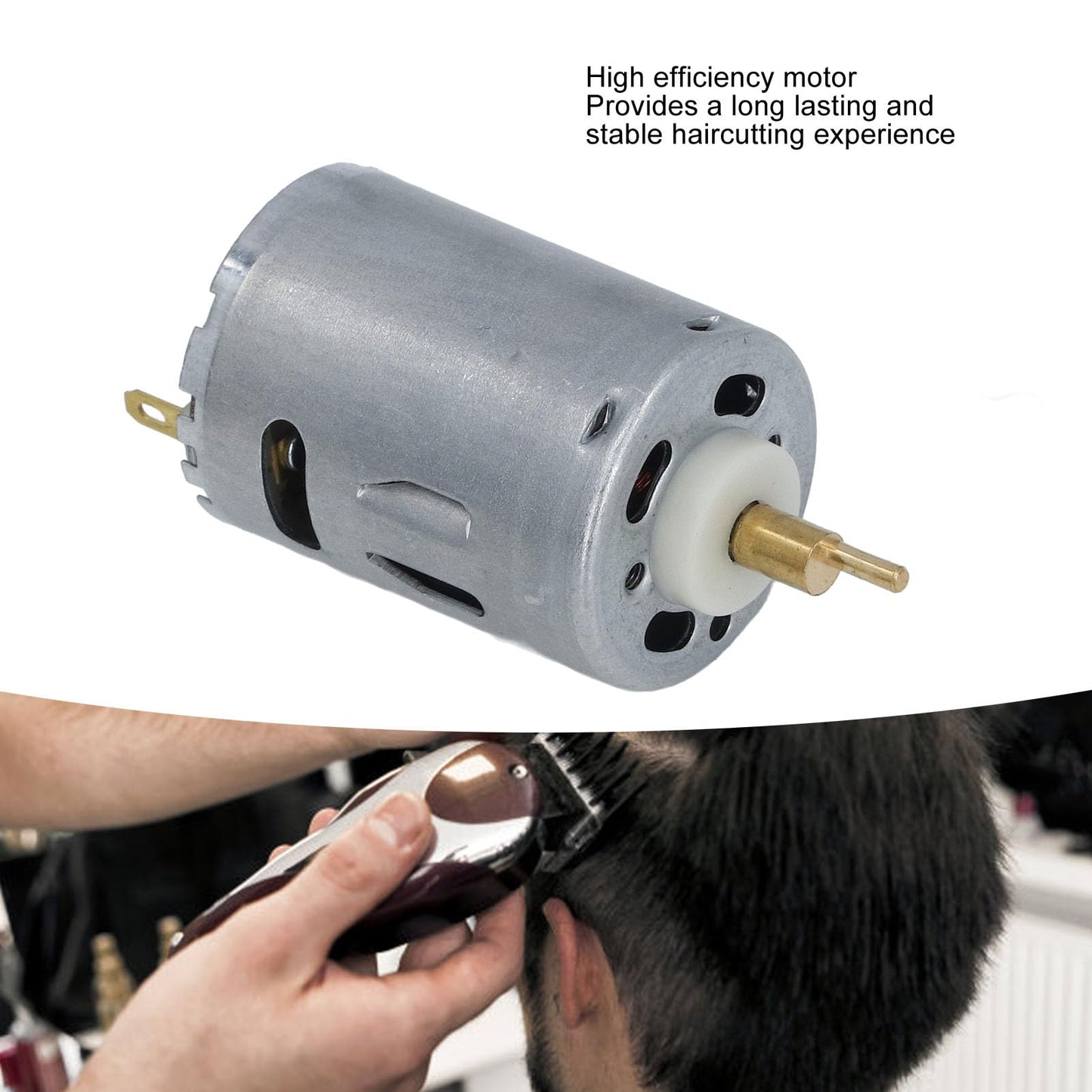 6500RPM High-Speed Replacement Motor for Hair Clipper DIY Maintenance Parts Compatible with 8148 8591 8504 Models Beauty and Personal Care Ymiko