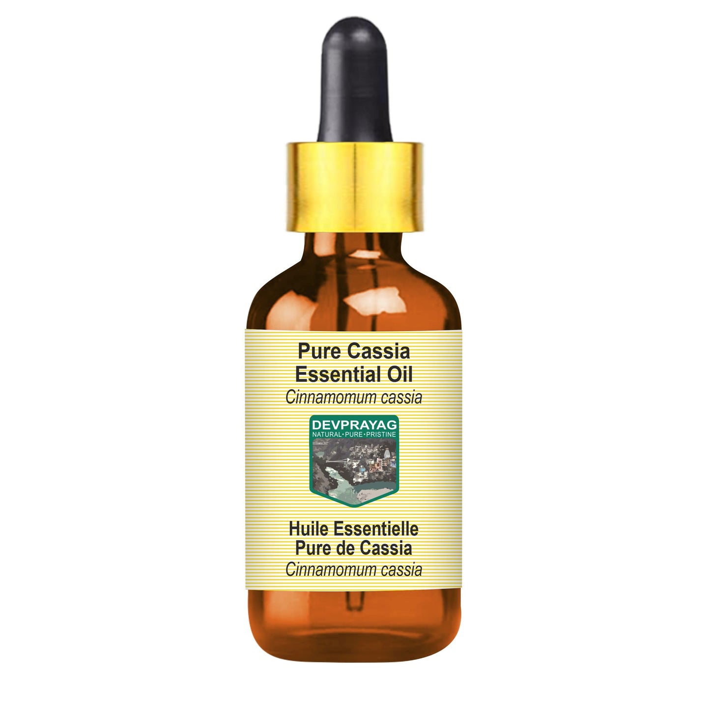 Devprayag Cassia Essential Oil (Cinnamomum Cassia) with Glass Dropper - Pure - Non-Sticky - Non-Greasy - Lightweight - Men & Women - All Skin Types Beauty and Personal Care DEVPRAYAG