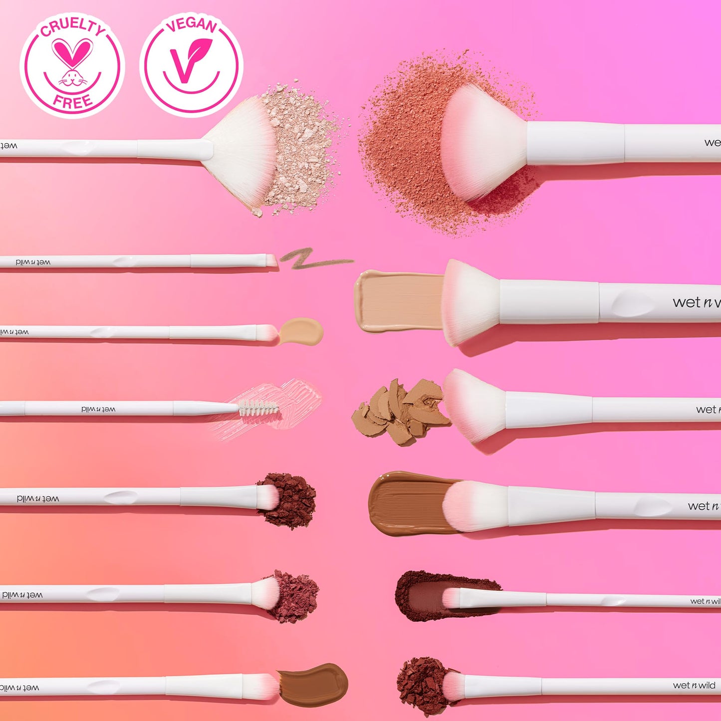 wet n wild Eye Crease Brush,Flawless Tapered Blending, Soft Synthetic Fibers, Ergonomic Handle for Comfortable Precision Control, Cruelty-Free & Vegan Beauty & Personal Care wet n wild