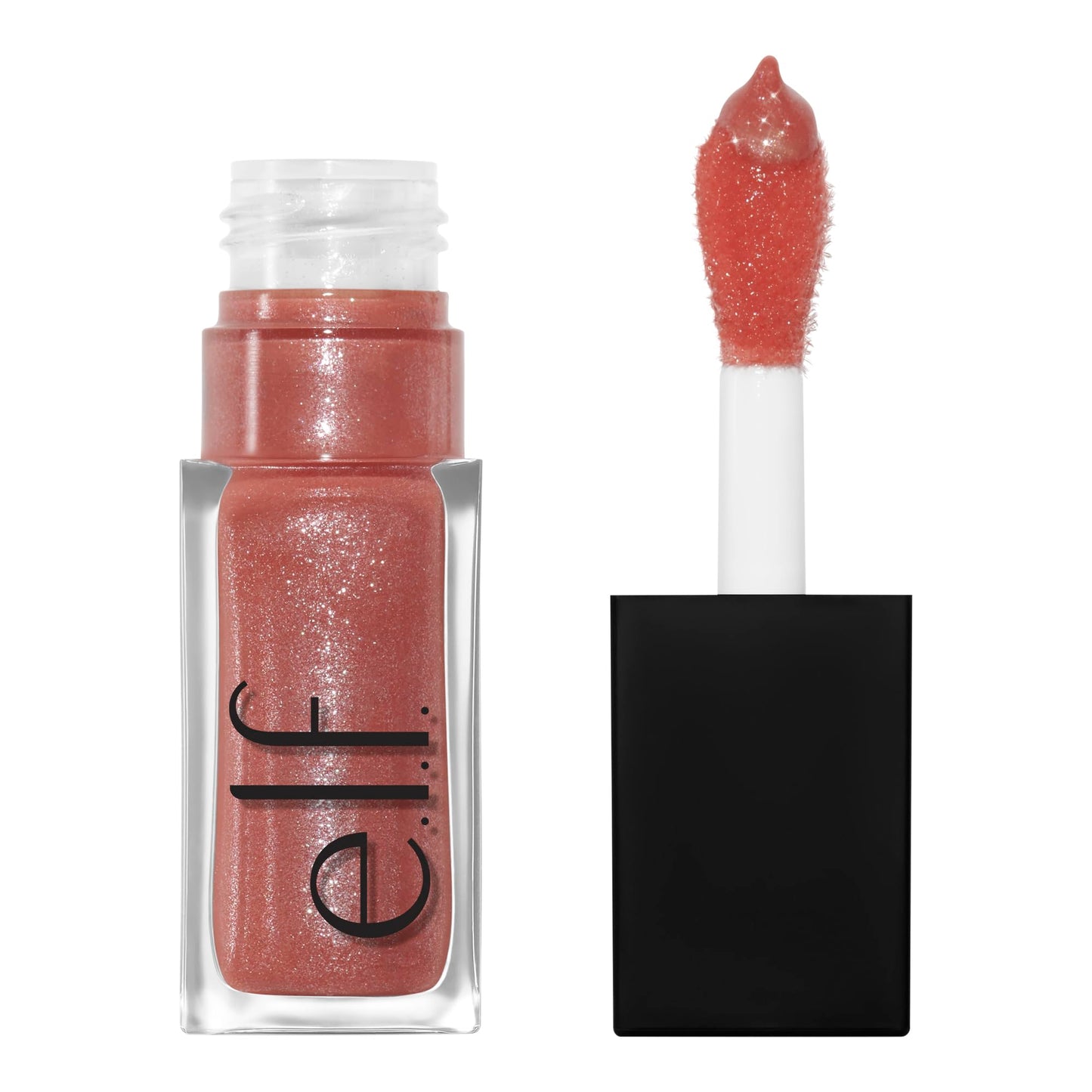 e.l.f. Glow Reviver Lip Oil, Nourishing and Hydrating with High-Shine Glimmer Finish & Sheer Wash Of Color, Minty Scent, Non-Sticky, Vegan Beauty & Personal Care e.l.f.