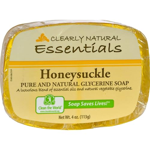 Clearly Natural Glycerine Bar Soap Honeysuckle - 4 oz Beauty & Personal Care Clearly Natural