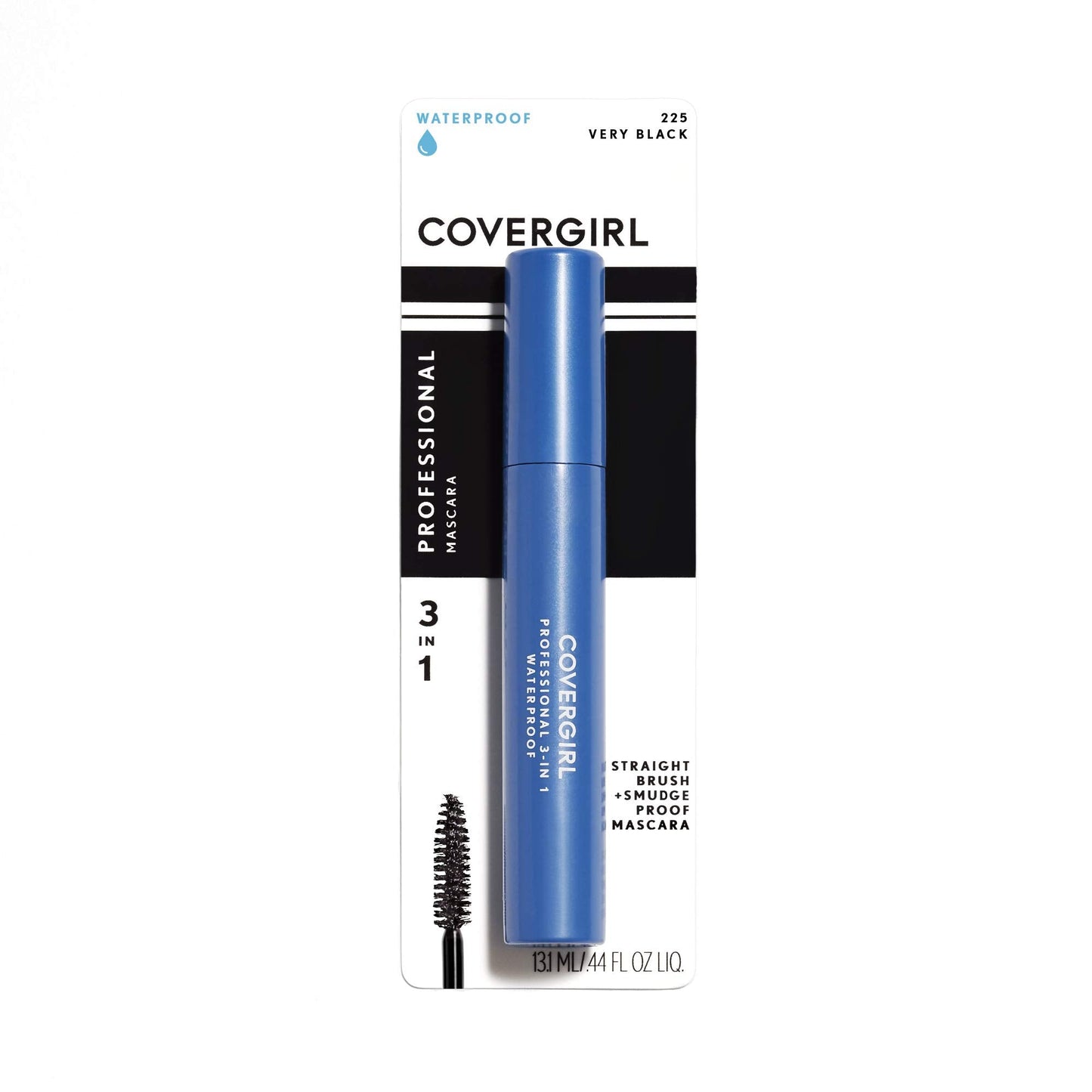 COVERGIRL, Professional 3-in-1 Waterproof Mascara, Very Black 225, (Packaging May Vary) Long Lasting Waterproof Mascara, 1 Count Beauty & Personal Care COVERGIRL