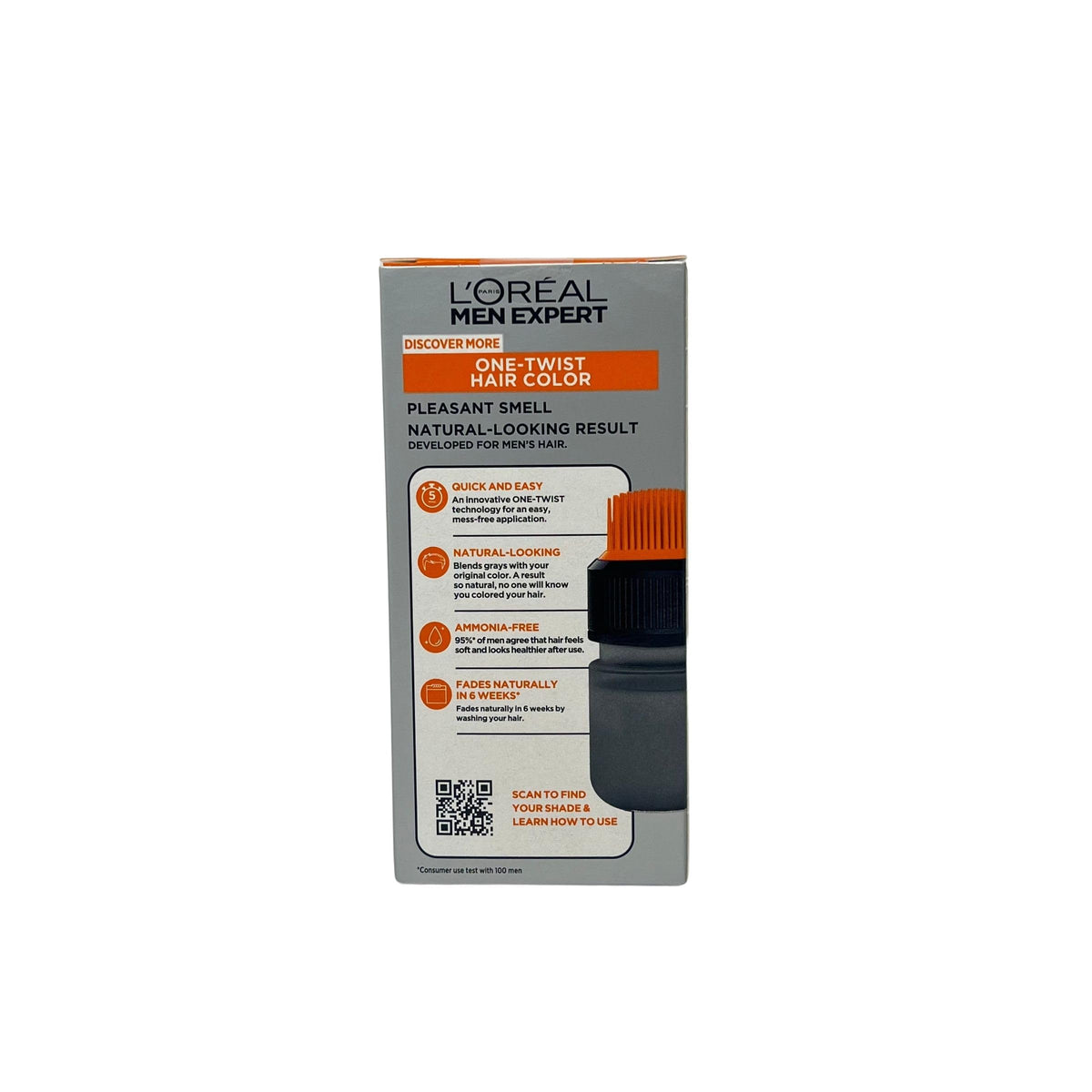 L’Oreal Paris Men Expert One Twist Mess Free Permanent Hair Color, Mens Hair Dye to Cover Grays, Easy Mix Ammonia Free Application, Dark Brown 03, 2 Beauty & Personal Care L'Oreal Paris