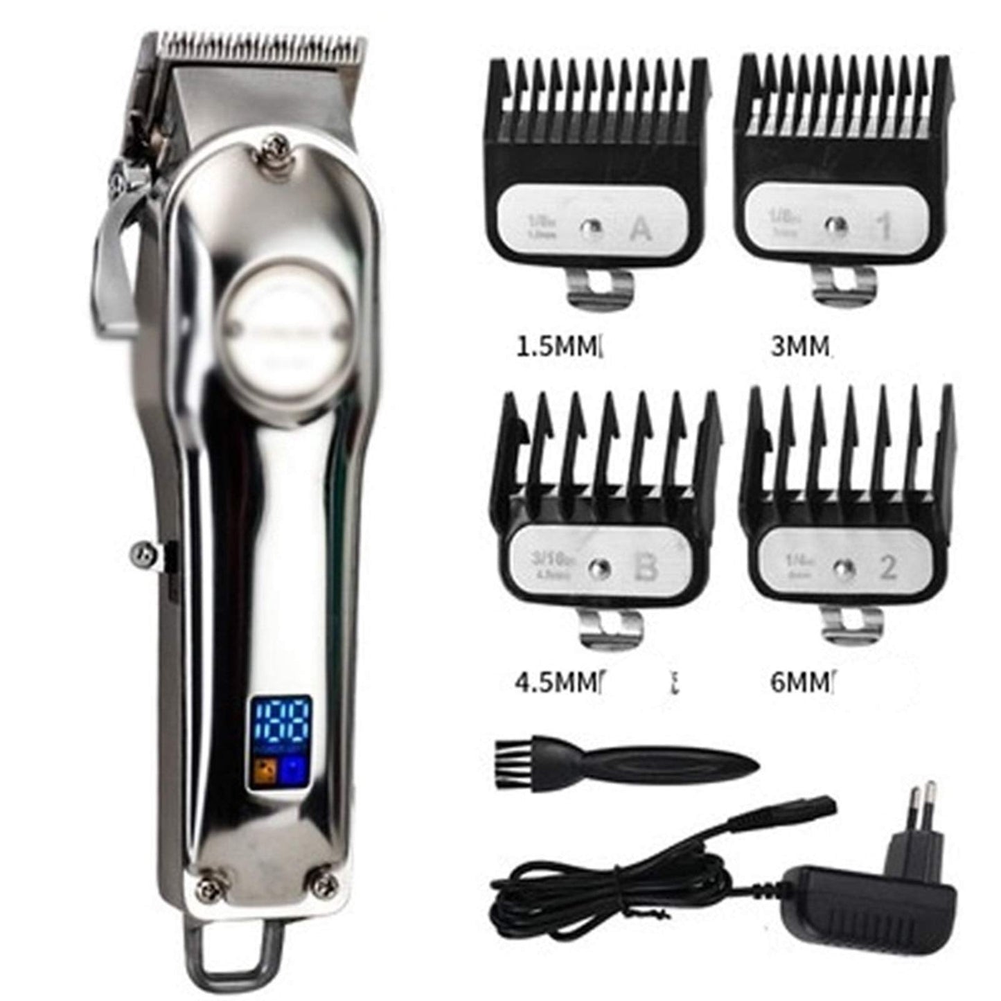 NSUQOA JSEIAJB Professional Hair Cutter Clippers All-Metal Rechargeable Hair Trimmer for Barber Men Electric Beard Shaver Hair Cutting Machine Beauty and Personal Care NSUQOA