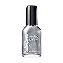 Sally Hansen Hard as Nails, Pumping Iron, Long Lasting, Chip Resistant, Opaque, Shimmery Silver Nail Polish Beauty & Personal Care Sally Hansen