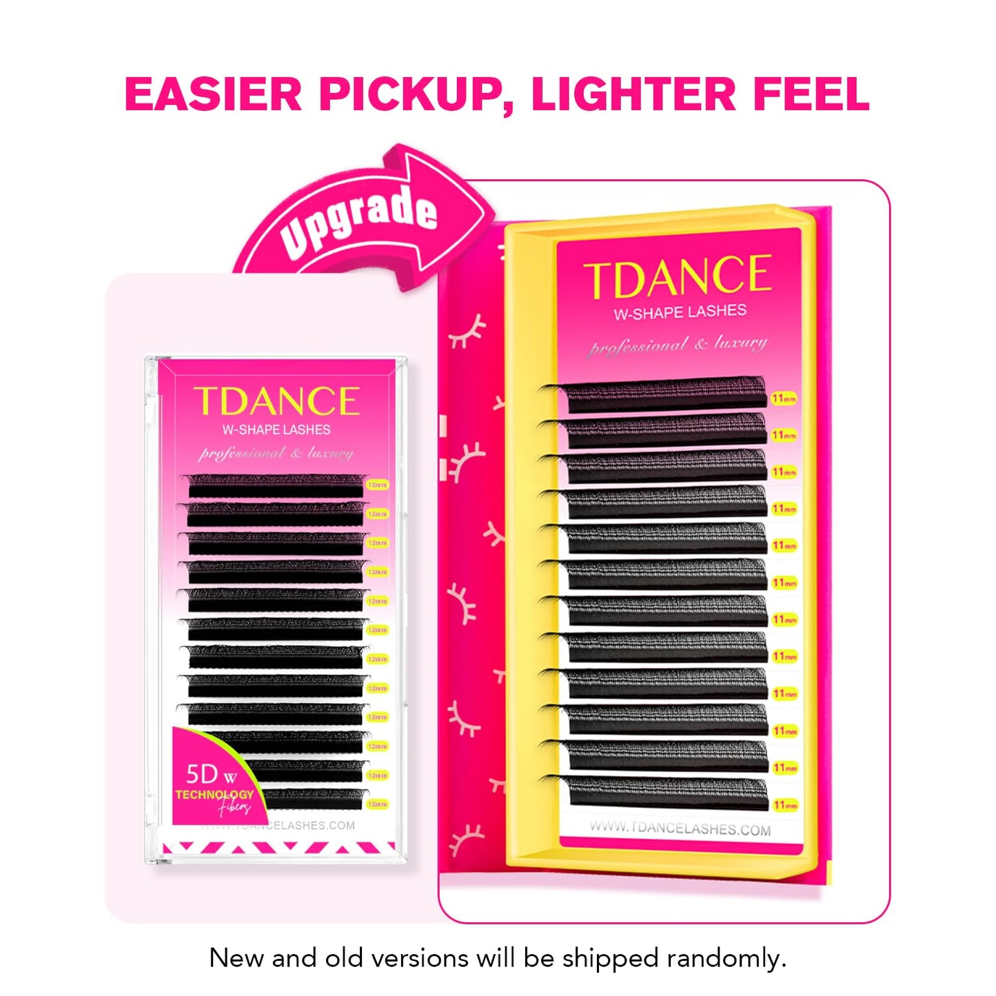 TDANCE YY Lash Extensions Premade Volume Eyelash Fans YY Lashes Matte Black W Lashes Extensions(W-5D-0.07-C,14 mm) Beauty and Personal Care TDANCE