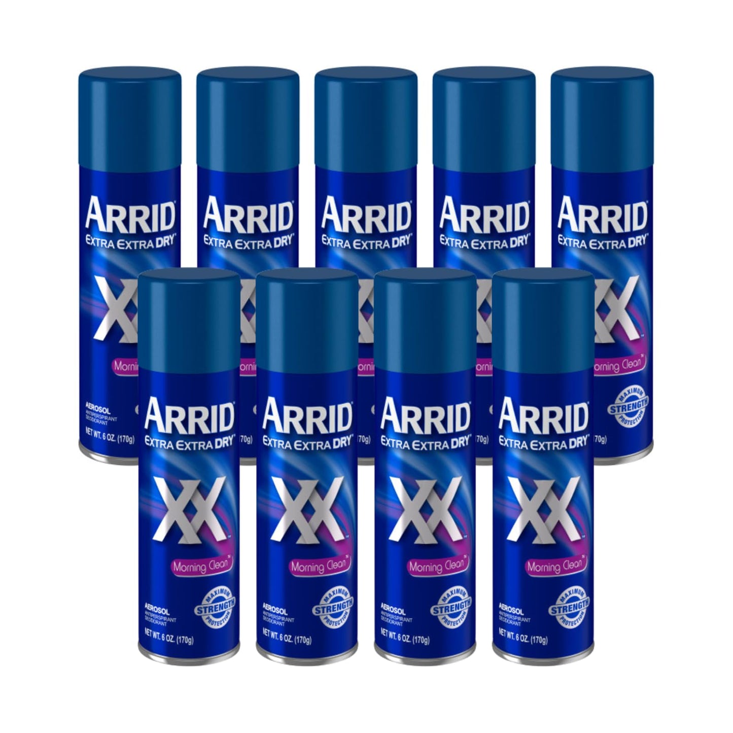 Arrid XX Anti-Perspirant Deodorant Spray, Morning Clean 6 oz (Pack of 9) Beauty and Personal Care Arrid