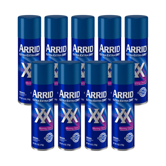 Arrid XX Anti-Perspirant Deodorant Spray, Morning Clean 6 oz (Pack of 9) Beauty and Personal Care Arrid