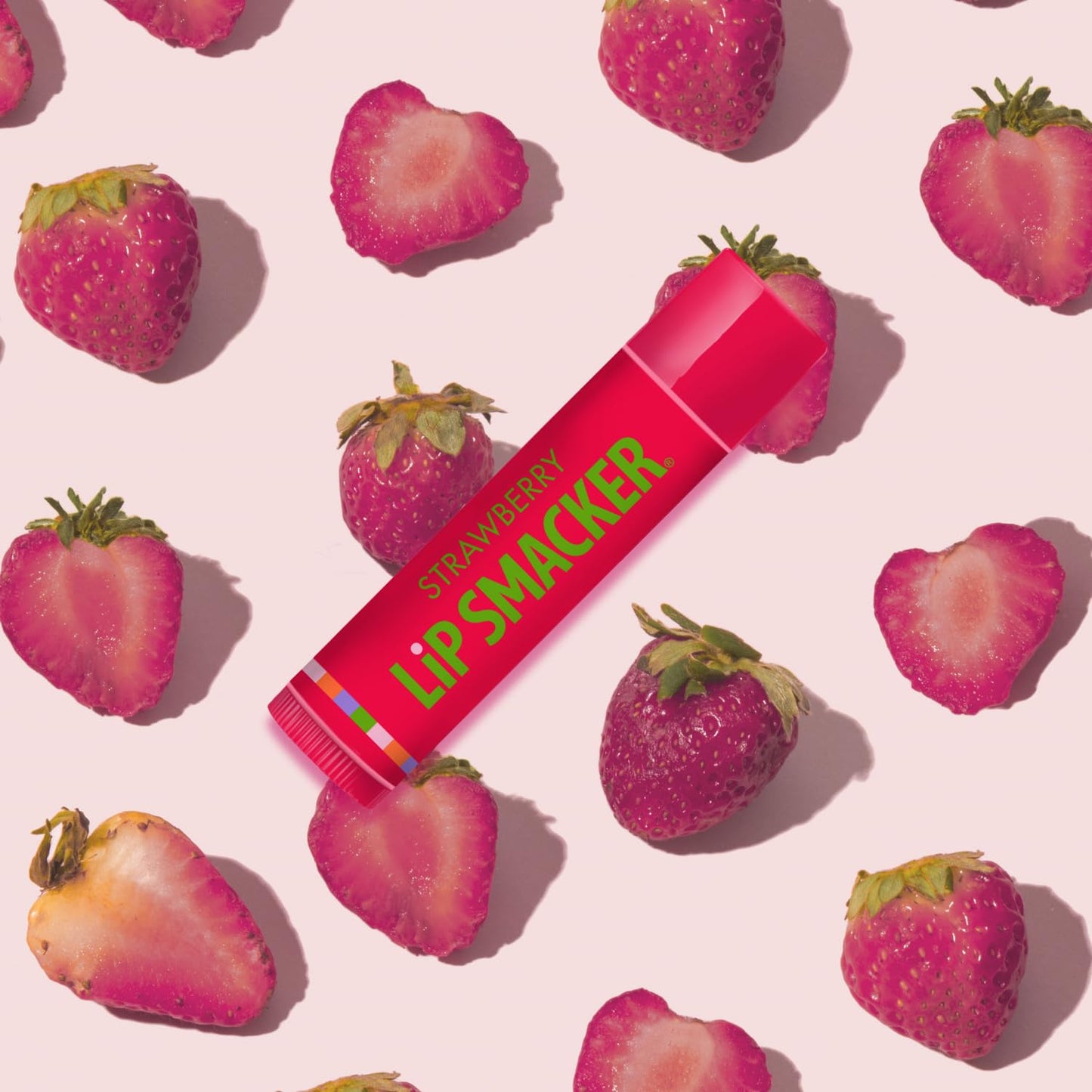 Lip Smacker Strawberry Lip Balm, 0.14 oz (Pack of 12) Beauty & Personal Care Lip Smacker