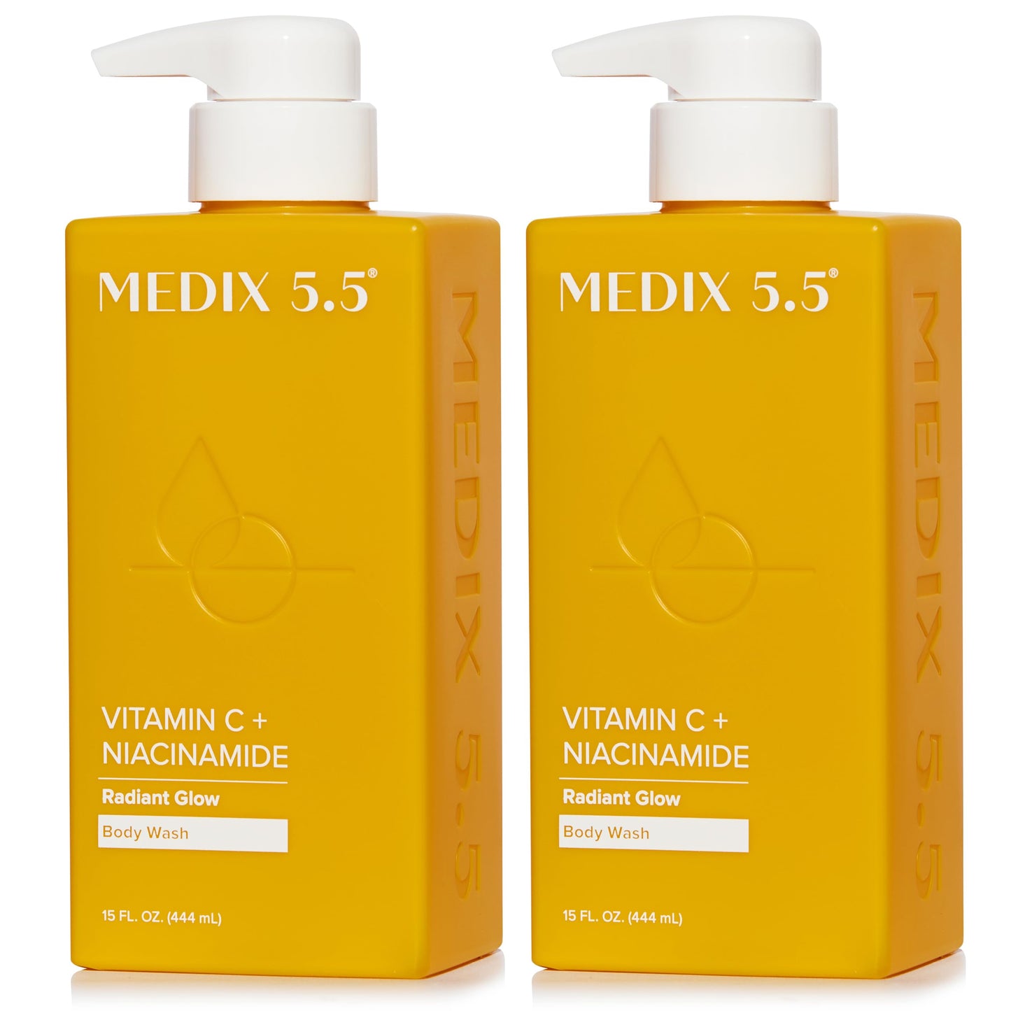 Medix 5.5 Radiant Glow Vitamin C Body Wash W/Niacinamide | Citrus Scented Gentle Body & Face Cleanser For Women, Men, Dry Skin, & Smoother-Looking Beauty & Personal Care Medix 5.5