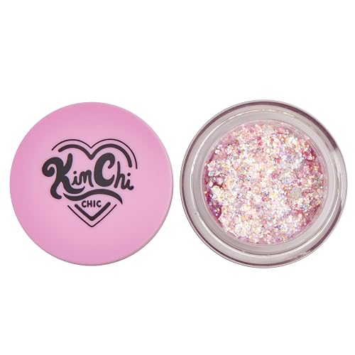 KimChiChic Beauty Glitter Sharts, Chunky Face & Body Glitter, Multi-Use for Hair, Cheeks & Collarbone, Adds Bold, Sparkling Shine, Super Bloom, 2.5g Beauty & Personal Care Kimchi Chic