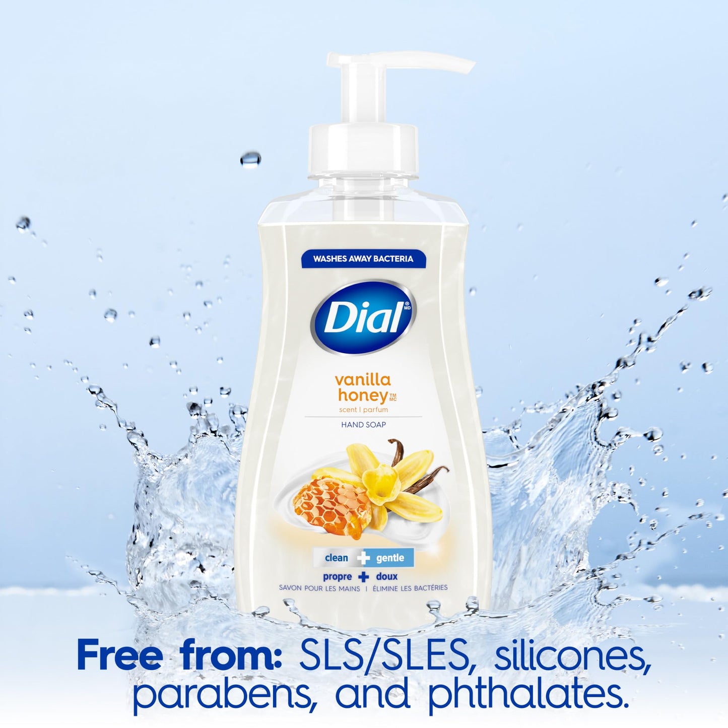 Dial Liquid Hand Soap, Vanilla Honey, 7.5 fl oz, Pack of 12 Beauty and Personal Care Dial