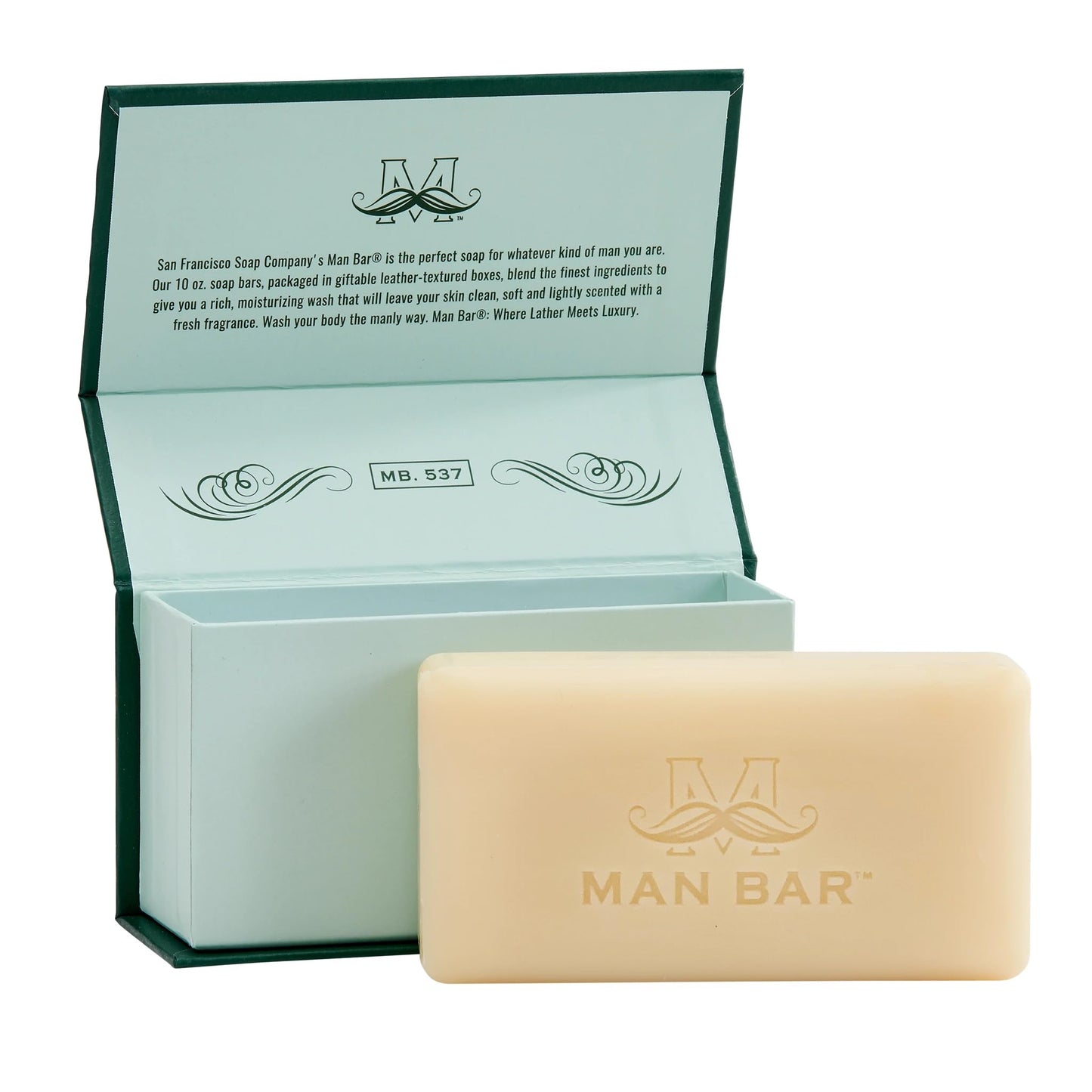 San Francisco Soap Company Siberian Fir Fragrance Man Bar - Hydrating - No Harmful Chemicals - Good for all Skin Types - Made in the USA Beauty & Personal Care San Francisco Soap Company