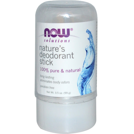 NATURE'S DEODORANT STICK(STONE) 4.25 OZ Beauty and Personal Care NOW Foods