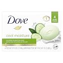 Dove Skin Care Beauty Bar For Softer Skin Cucumber and Green Tea More Moisturizing Than Bar Soap 3.75 oz, 4 Bars Beauty & Personal Care Dove