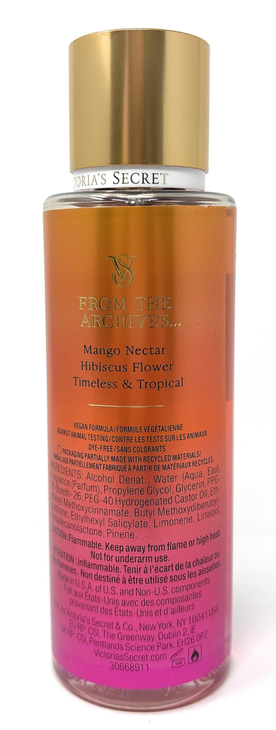 Victororia's Secret Mango Temptation Fragrance Mist 8.4 fl oz Archives Collection Beauty & Personal Care Victoria's Secret