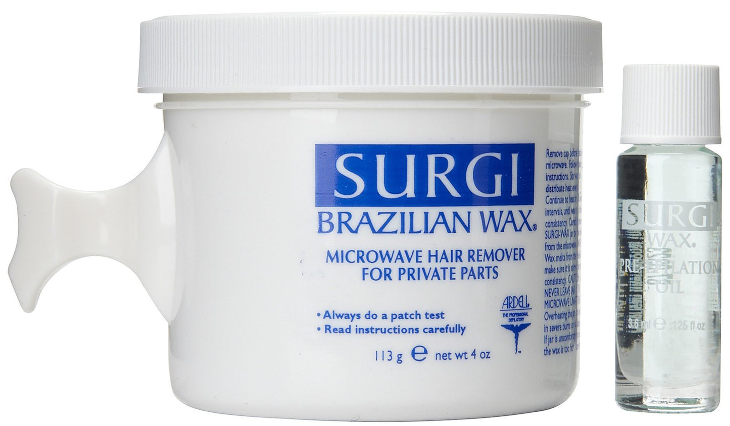 SURGI-WAX Brazilian Waxing Kit 4 oz (Pack of 4) Beauty and Personal Care Surgiwax