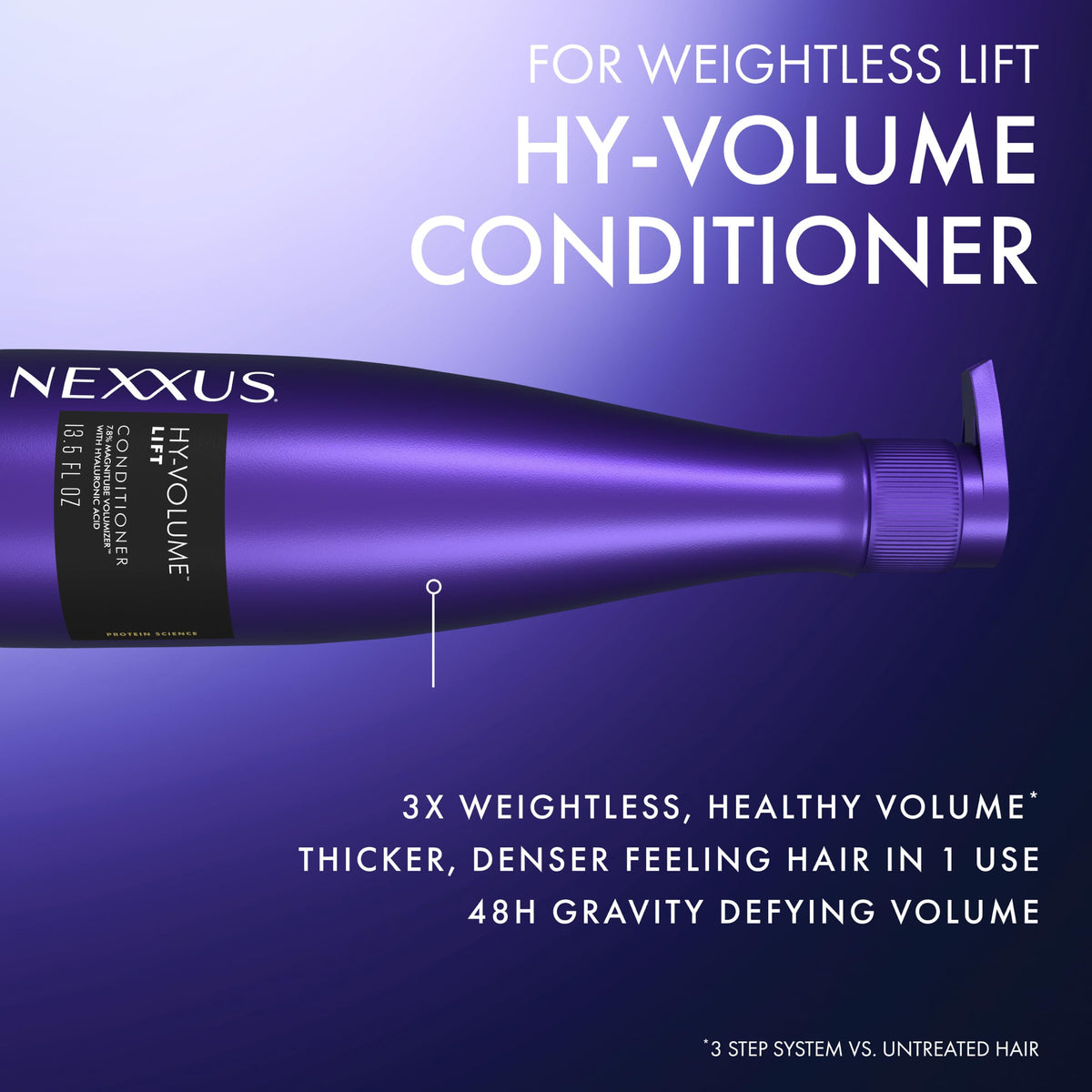 Nexxus Hy-Volume Weightless Lift Conditioner Protein Fusion, 13.5 Fl Oz
