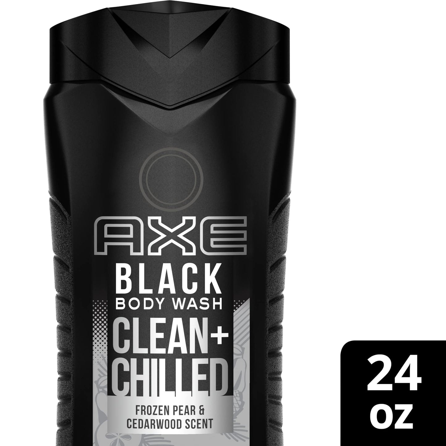 AXE Body Wash 12h Refreshing Scent Cleanser Black Frozen Pear and Cedarwood Men's Body Wash with 100 percent Plant-Based Moisturizers 16 oz Beauty & Personal Care AXE