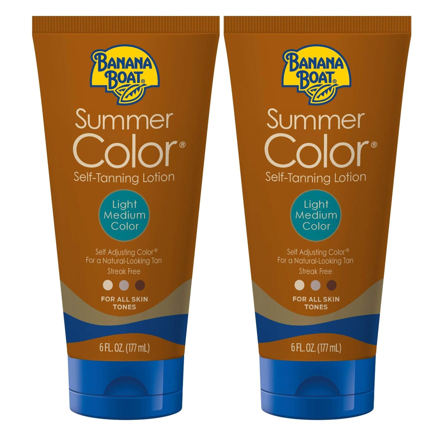 Banana Boat Summer Color Self Tanning Lotion | Light Medium Color for All Skin Tones, Self Tanner Lotion, Sunless Tanning Lotion, Banana Boat Self Beauty & Personal Care Banana Boat