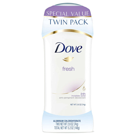 Dove Deodorant, Fresh, 2.6 oz, Twin Pack Beauty and Personal Care Dove
