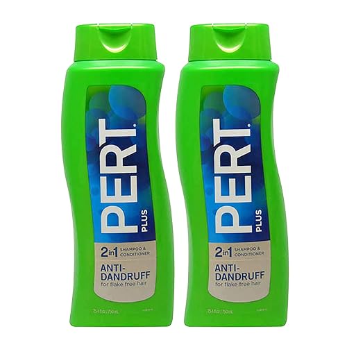 PERT Anti-Dandruff 2 in 1 Shampoo and Conditioner - Advanced with 2 Percent Salicylic Acid - Dandruff Shampoo with Zinc - 2 pc Beauty & Personal Care Pert