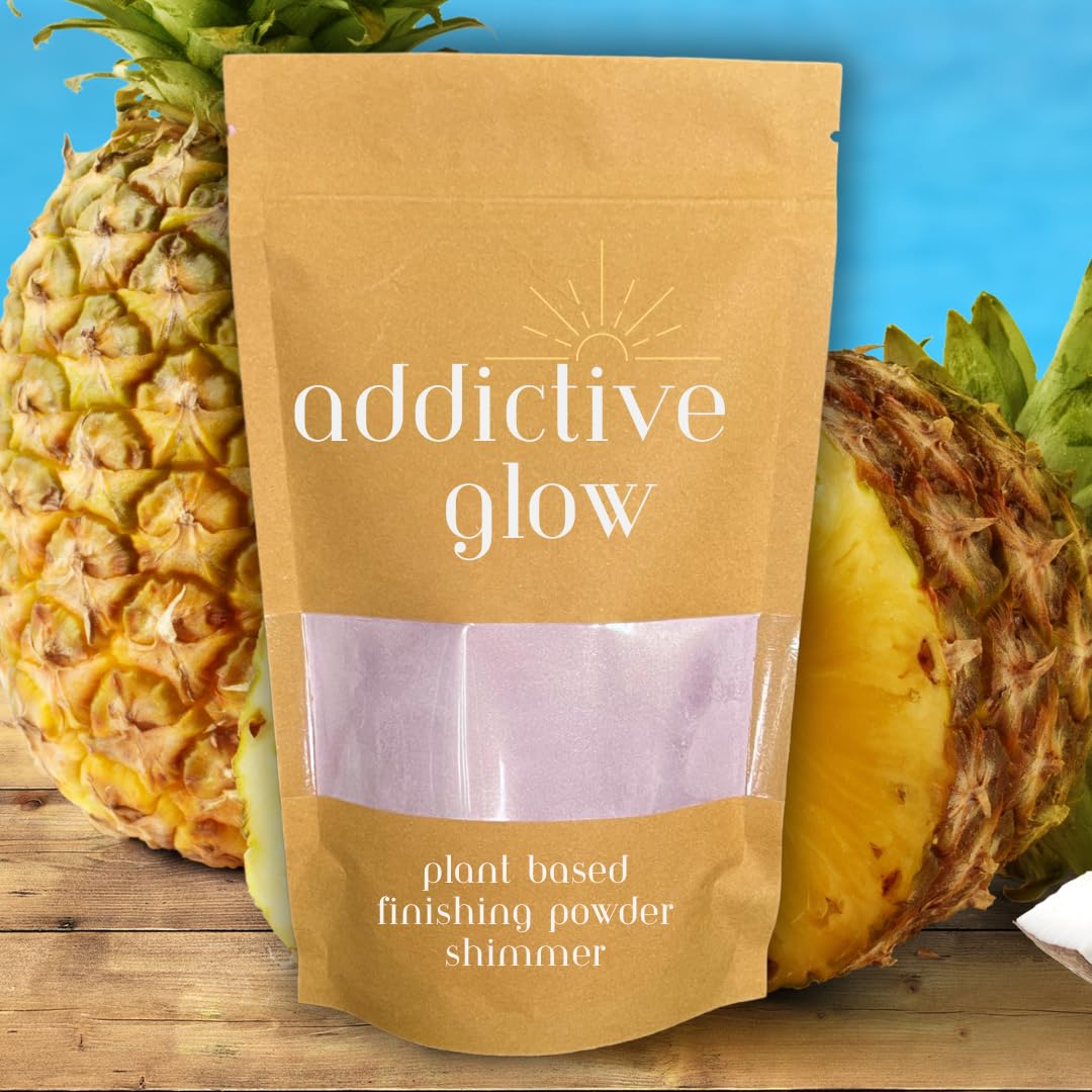 Addictive Glow Post Spray Tan Setting Powder - Translucent Plant Based Finishing Powder - Eliminates Sticky Feeling After Sunless Tanning - Matte or Beauty & Personal Care Addictive Cosmetics