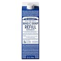 Dr. Bronner's Pure-Castile Liquid Magic Soap Refill - Made with Regenerative Organic Certified Oils, 86% Less Plastic - 18-in-1 Uses for Face, Body Beauty & Personal Care Dr. Bronner's