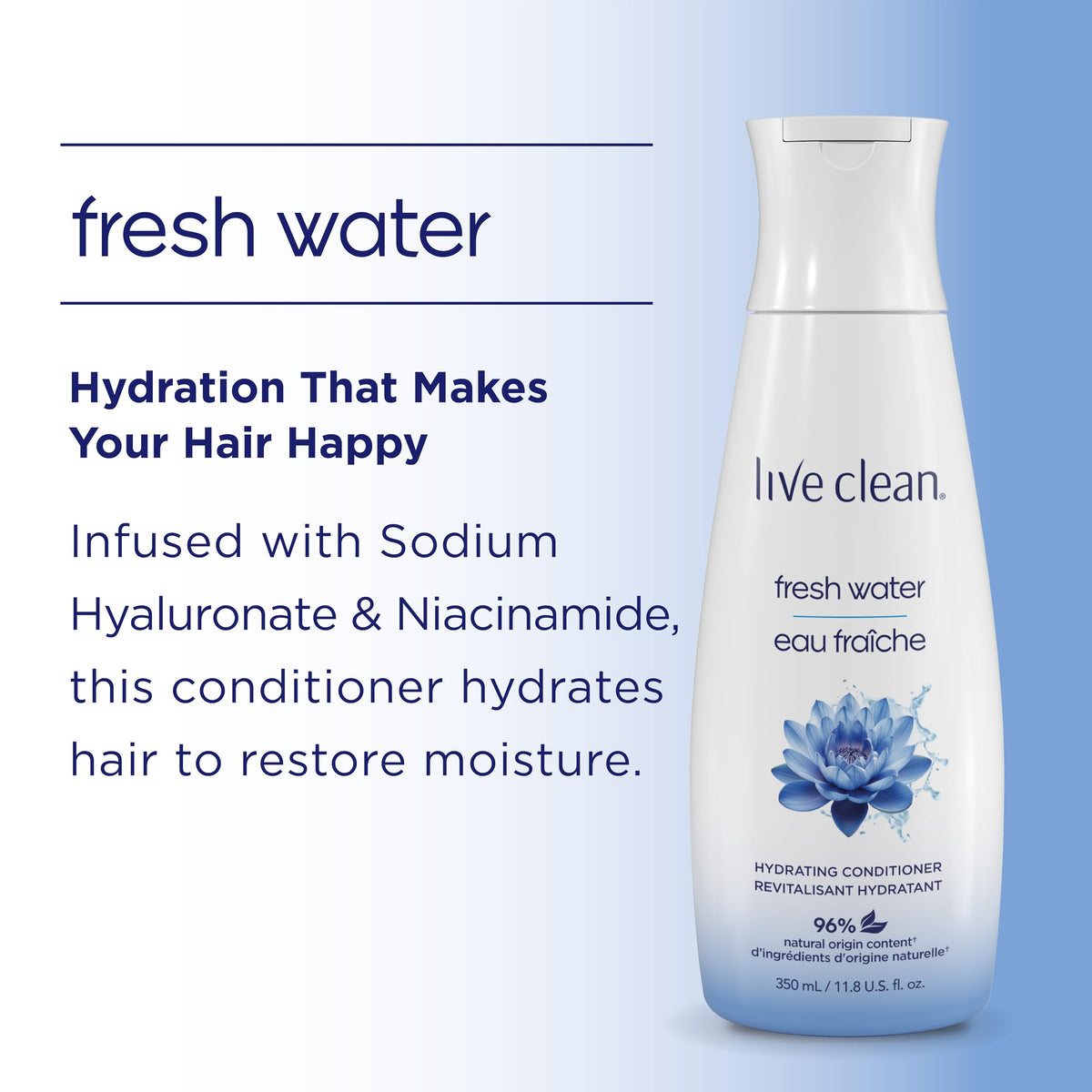 Live Clean Conditioner, Hydrating Fresh Water, 12 Oz Beauty & Personal Care Live Clean