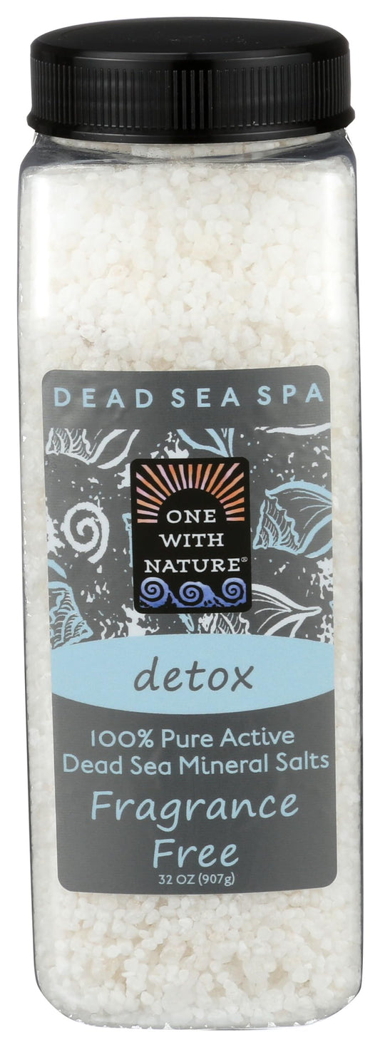 One With Nature, Bath Salts Dead Sea Fragrance Free, 32 Ounce Beauty and Personal Care One With Nature