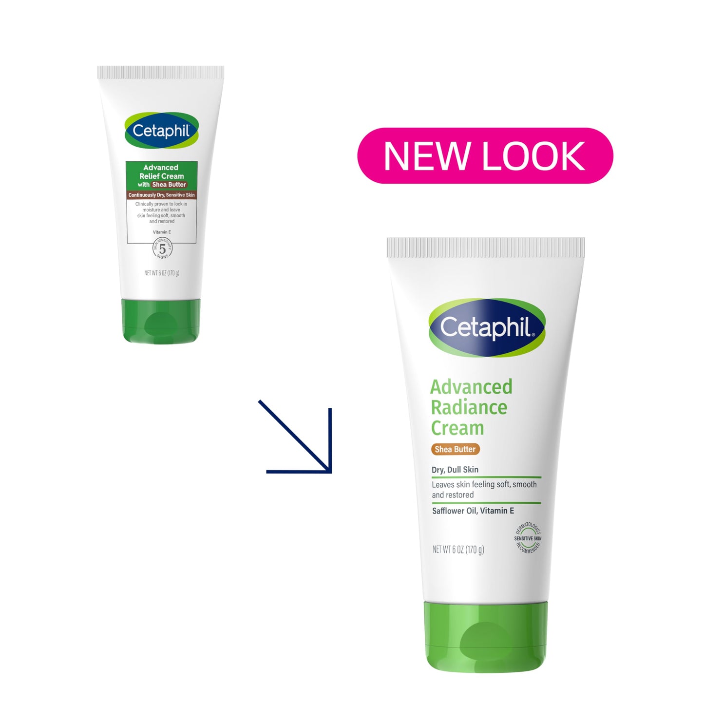 Cetaphil Advanced Radiance Cream with Shea Butter, 6 oz, For Dry, Dull Skin, More Radiant Skin, 48 Hour Hydration, All Skin Tones & Types Beauty & Personal Care Cetaphil