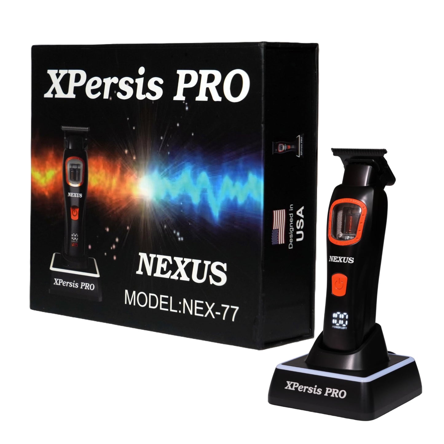 XPERSIS PRO Nexus Barber Hair Clipper and Trimmer for Men Vector Motor Dual Coil 9000 RPM Low Vibration Beauty and Personal Care XPERSIS