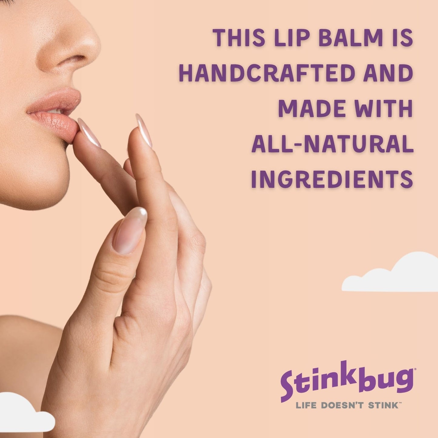 Stinkbug Naturals Organic Aluminum Free Deodorant Stick with Lip Balm, Jojoba Oil, Coconut Oil and Cocoa Butter (Includes 1 Natural Lavender Deodorant Beauty and Personal Care Stinkbug