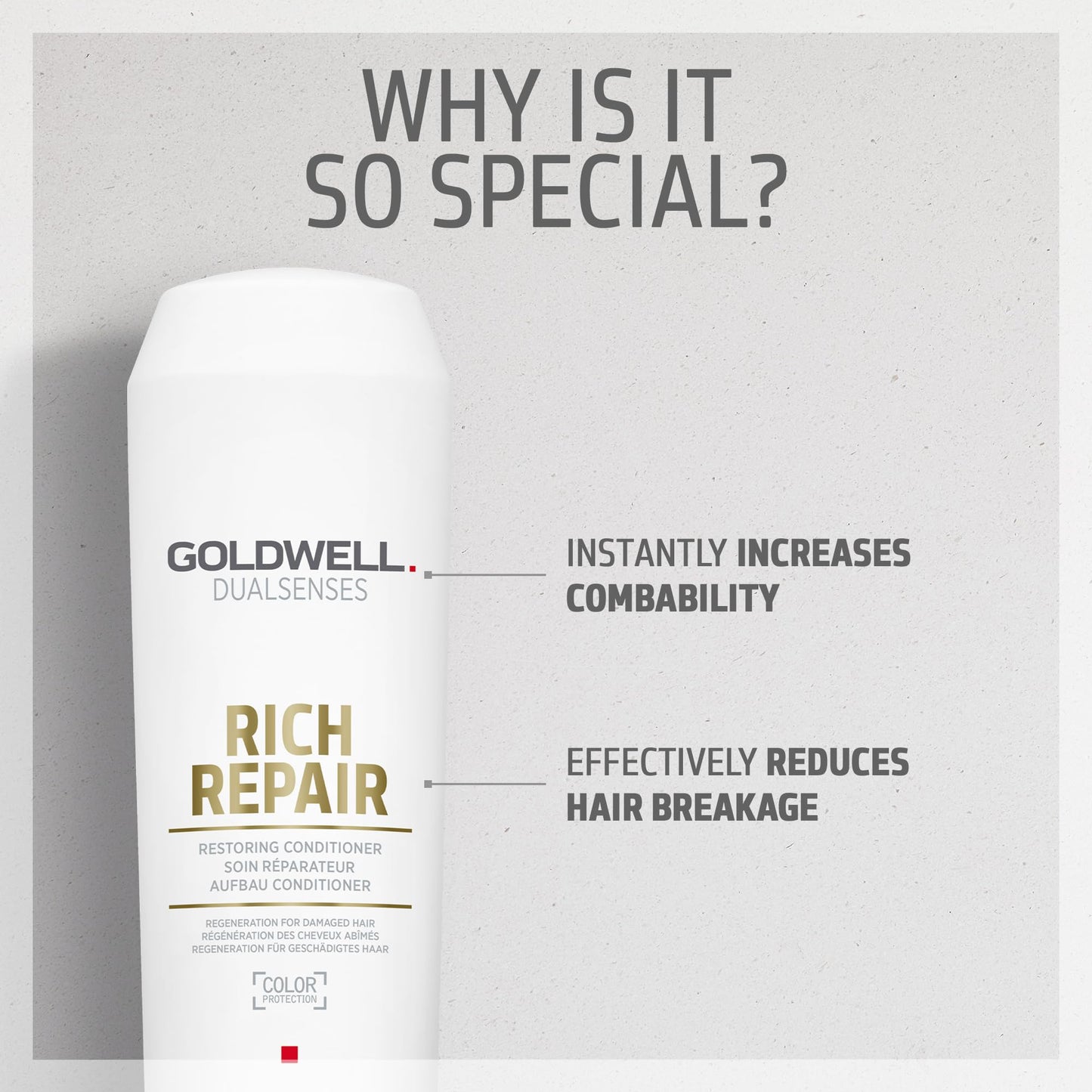 Goldwell Dualsenses Rich Repair Restoring Conditioner 300mL Beauty & Personal Care Goldwell