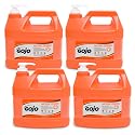 GOJO Natural Orange Pumice Hand Cleaner, 1 Gallon Quick Acting Lotion with Pump Bottle (Pack of 4) - 0955-04 Beauty & Personal Care GOJO