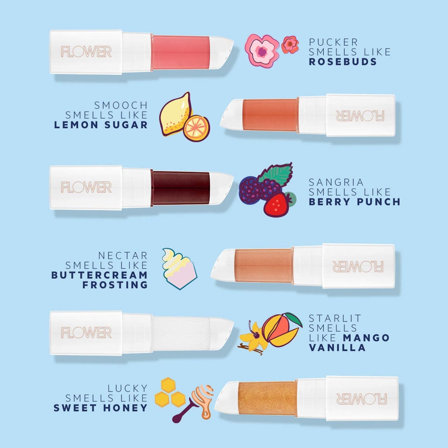 FLOWER BEAUTY By Drew Barrymore Petal Pout Lip Mask - Hydrating + Moisturizes Lips - Mango + Cocoa Butter - Lip Tint - Natural Color + Semi-Glossy Beauty & Personal Care FLOWER BEAUTY
