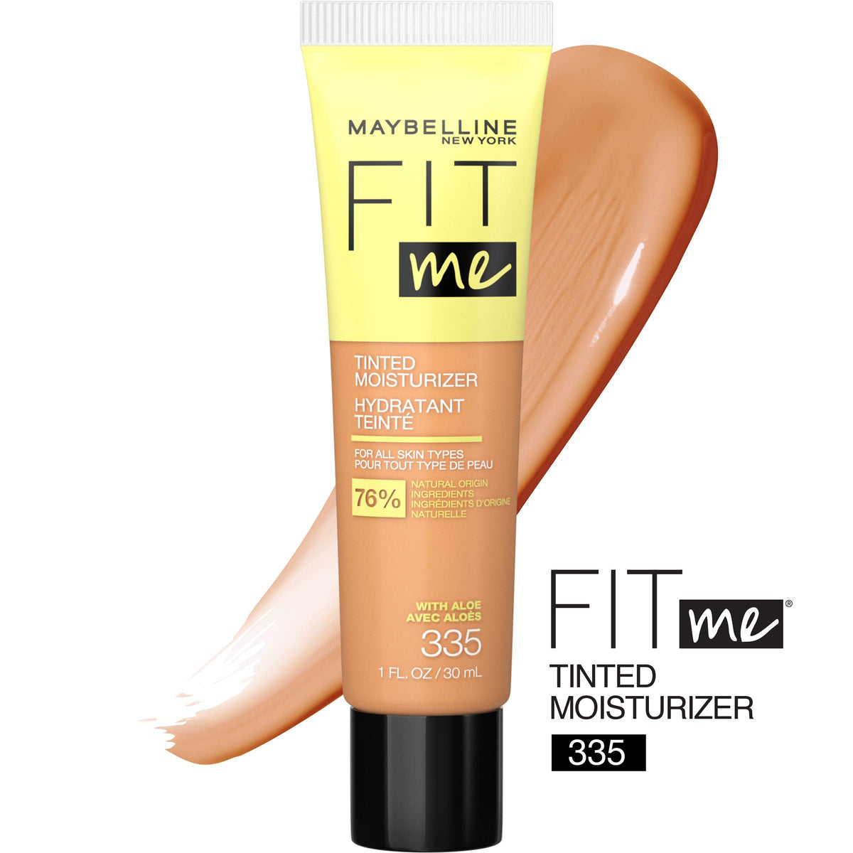 Maybelline Fit Me Tinted Moisturizer, Natural Coverage, Face Makeup, 335, 1 Count Beauty & Personal Care MAYBELLINE