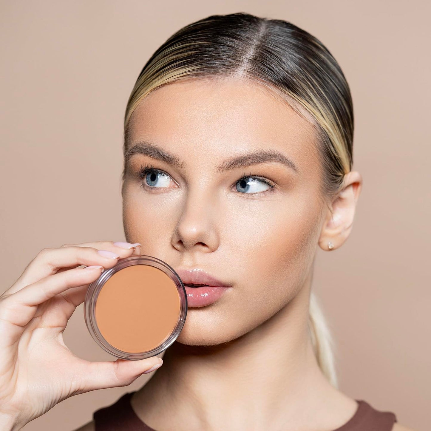 Palladio Cream Bronzer for Face & Skin, Creates a Sun Kissed Glow, Infused with Aloe & Cocoa Butter, Buildable Coverage, Vegan Formula, Cruelty Free Beauty & Personal Care Palladio