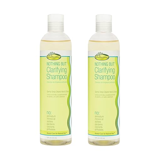 NOTHING BUT Clarifying Shampoo Sulfate-Free Detox for Natural Hair - Hair Shampoo - Removes Buildup - 12oz - Pack of 2 Beauty & Personal Care NOTHING BUT