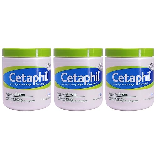 Cetaphil Moisturizing Cream (20 Ounce) (3 Pack) Beauty & Personal Care Cetaphil