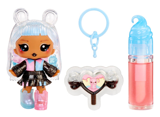 Yummiland Lip Gloss Doll: Sour Sweeties - Gabi Gummybear Includes DIY Lip Gloss + Removable Keychain, Cosmetic Play, Collectible, Ages 4+ Beauty & Personal Care Yummiland