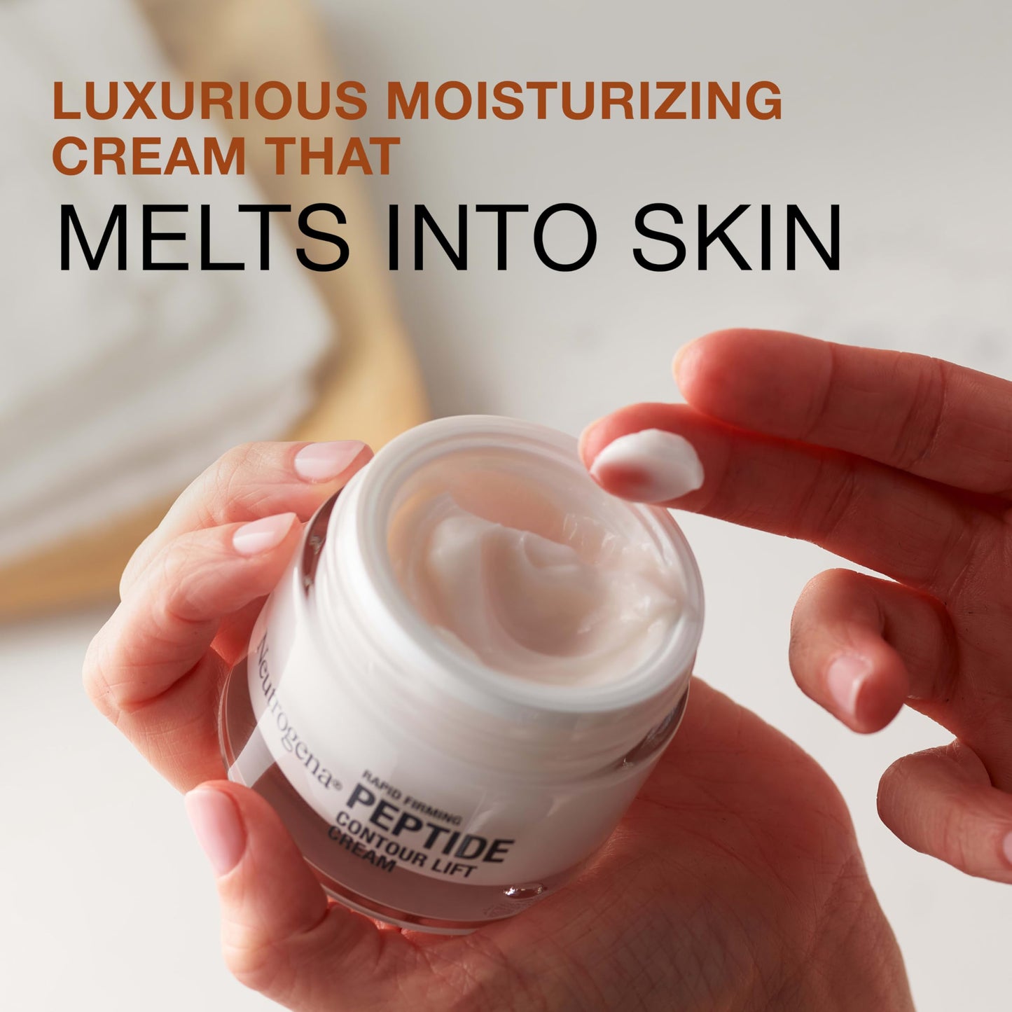 Neutrogena Rapid Firming Peptide Contour Lift Face Cream, Moisturizing Daily Facial Cream to visibly firm & lift skin plus smooth the look Beauty & Personal Care Neutrogena