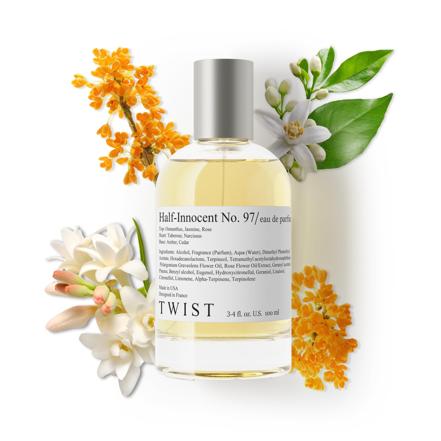 Twist Half-Innocent No. 97 Inspired by Kilian's Good G. Gone Bad, Long Lasting Perfume For Women, Paraben Free, Vegan, Clean Ingredients, Fragrance Beauty & Personal Care HOUSE OF TWIST