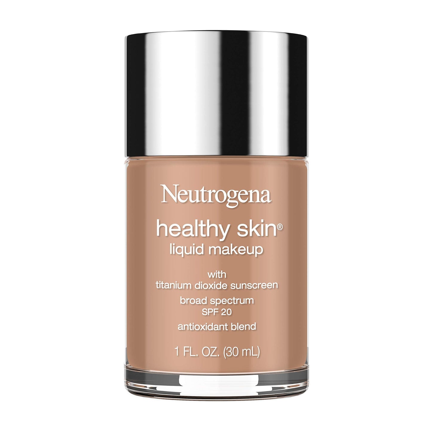 Neutrogena Healthy Skin Liquid Makeup Foundation, Broad Spectrum SPF 20 Sunscreen, Lightweight & Flawless Coverage Foundation with Antioxidant Vitamin Beauty & Personal Care Neutrogena