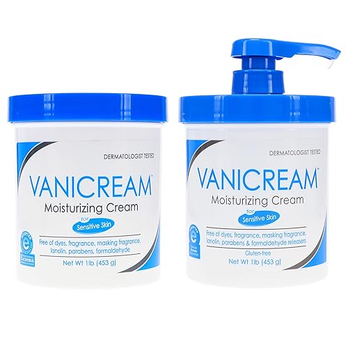 Vanicream Moisturizing Skin Cream with Pump Dispenser Plus Bonus Jar Combo Pack, 1 Pound Each Beauty & Personal Care Vanicream