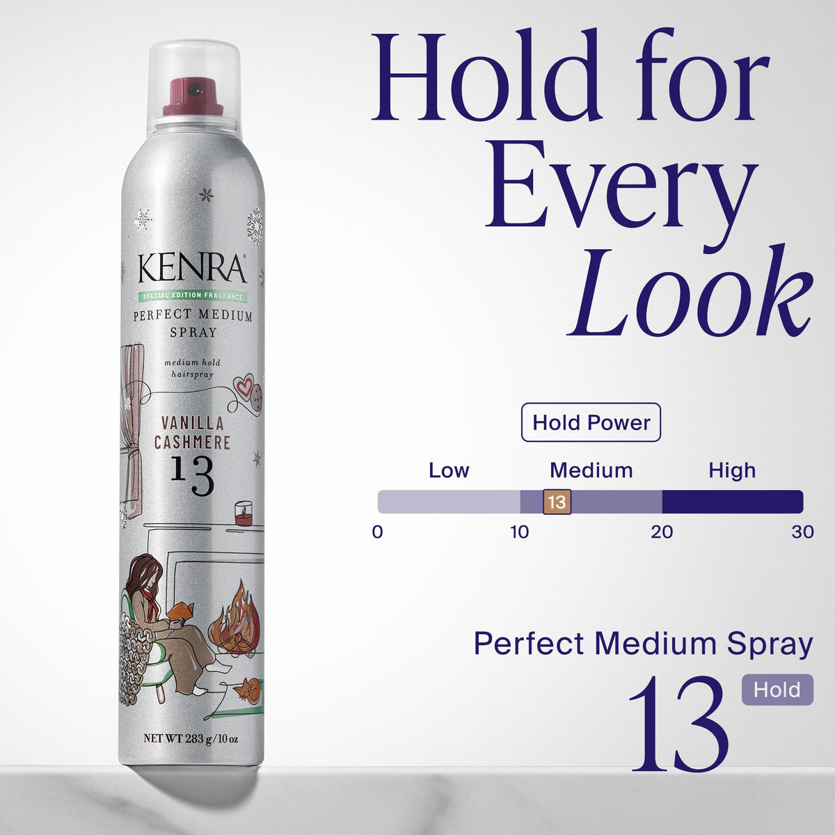 Kenra Perfect Medium Spray 13 10oz (VOC 80%) Vanilla Cashmere